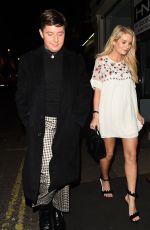 LOTTIE MOSS at Mahiki Nightclub in London 11/21/2017