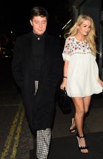 LOTTIE MOSS at Mahiki Nightclub in London 11/21/2017