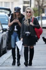 LOTTIE MOSS Out and About in London 11/23/2017