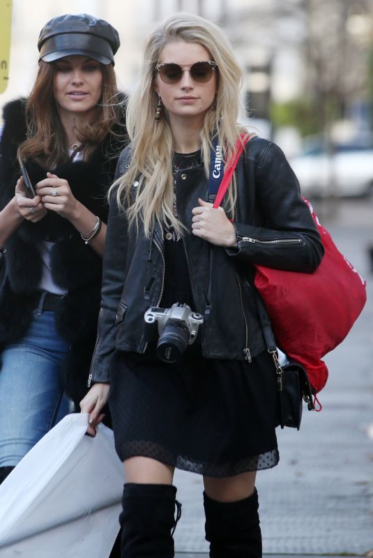 LOTTIE MOSS Out and About in London 11/23/2017