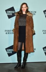 LOU HAYTER at Skate at Somerset House VIP Launch Party in London 11/14/2017