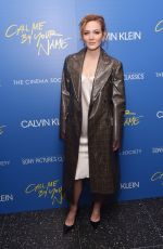 LOUISA KRAUSE at Call Me by Your Name Screening in New York 11/16/2017