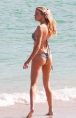 LOUISA WARWICK in Bikini at a Beach in Miami 11/26/2017