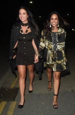 TULISA CONTOSTAVLOS and SEEMA MALHOTRA Night Out in Manchester 11/03/2017