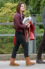 LUCY HALE and Elliot Knight Out in Burnaby 11/07/2017