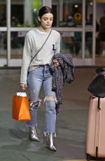 LUCY HALE at Vancouver International Airport 11/13/2017