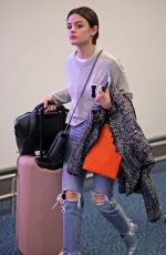 LUCY HALE at Vancouver International Airport 11/13/2017