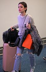 LUCY HALE at Vancouver International Airport 11/13/2017