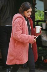 LUCY HALE on the Set of Life Sentence in Vancouver 11/01/2017