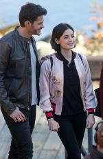 LUCY HALE on the Set of Life Sentence in Vancouver 11/01/2017