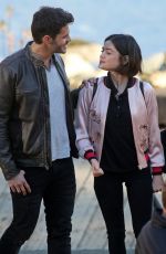 LUCY HALE on the Set of Life Sentence in Vancouver 11/01/2017