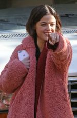 LUCY HALE on the Set of Life Sentence in Vancouver 11/01/2017