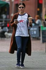 LUCY HALE Out for Iced Coffee in Vancouver 11/17/2017