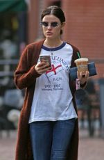 LUCY HALE Out for Iced Coffee in Vancouver 11/17/2017