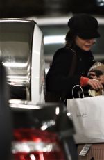 LUCY HALE with Her Dog at Airport in Vancouver 11/27/2017