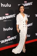 LYRICA OKANO at Runaways Premiere in Los Angeles 11/16/2017