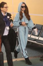 MADELAINE PETSCH Arrives at Airport in Vancouver 11/18/2017