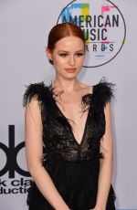 MADELAINE PETSCH at American Music Awards 2017 at Microsoft Theater in Los Angeles 11/19/2017