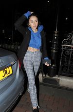 MADISON BEER Leaves Nobu in London 11/08/2017