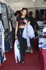 MADISON BEER Shopping on Melrose Avenue in Los Angeles 11/04/2017