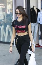 MADISON BEER Shopping on Melrose Avenue in Los Angeles 11/04/2017