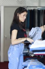 MADISON BEER Shopping on Melrose Avenue in Los Angeles 11/04/2017