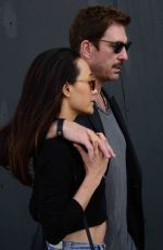 MAGGIE Q and Dylan McDermott Out at Melrose Avenue in West Hollywood 11/09/2017