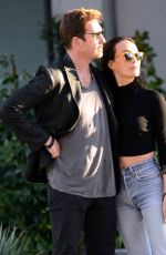MAGGIE Q and Dylan McDermott Out at Melrose Avenue in West Hollywood 11/09/2017