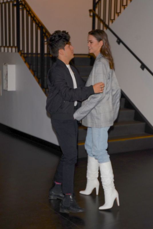 MAIA MITCHELL and Rudy Mancuso at Catch LA in Los Angeles 11/19/2017