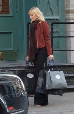 MALIN AKERMAN and Damien Lewis on the Set of Billions in New York 11/20/2017