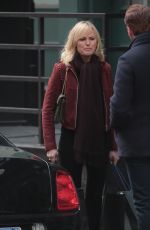 MALIN AKERMAN on the Set of Billions, Season 3 in New York 11/20/2017
