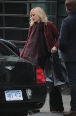 MALIN AKERMAN on the Set of Billions, Season 3 in New York 11/20/2017