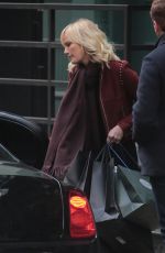 MALIN AKERMAN on the Set of Billions, Season 3 in New York 11/20/2017