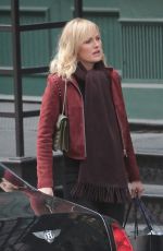 MALIN AKERMAN on the Set of Billions, Season 3 in New York 11/20/2017