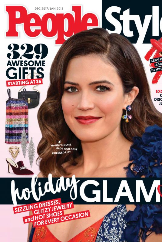 MANDY MOORE in Peoplestyle Magazine, December/January 2017/2018