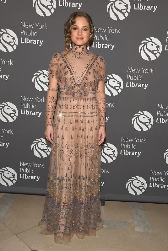 MARGARITA LEVIEVA at New York Public Library Lions Gala 11/06/2017