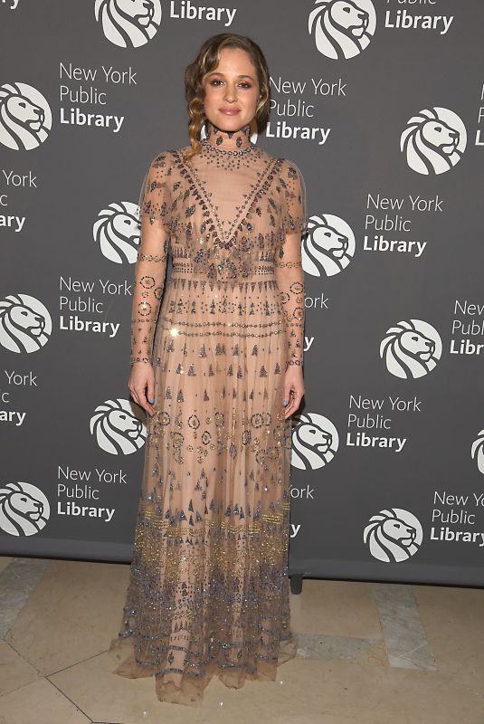 MARGARITA LEVIEVA at New York Public Library Lions Gala 11/06/2017