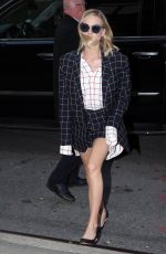 MARGOT ROBBIE Arrives at Her Hotel in New York 11/28/2017