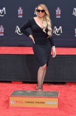MARIAH CAREY at Hand and Footprint Ceremony at TCL Chinese Theatre in Hollywood 11/01/2017