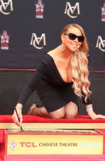 MARIAH CAREY at Hand and Footprint Ceremony at TCL Chinese Theatre in Hollywood 11/01/2017