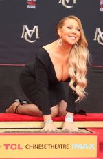 MARIAH CAREY at Hand and Footprint Ceremony at TCL Chinese Theatre in Hollywood 11/01/2017
