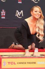 MARIAH CAREY at Hand and Footprint Ceremony at TCL Chinese Theatre in Hollywood 11/01/2017