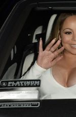 MARIAH CAREY Night Out in Los Angeles 11/11/2017