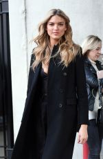 MARTHA HUNT and JOSEPHINE SKRIVER Leaves CBS Studios in New York 11/27/2017