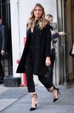 MARTHA HUNT and JOSEPHINE SKRIVER Leaves CBS Studios in New York 11/27/2017