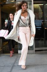 MARTHA HUNT and JOSPEHINE SKRIVER Leaves CBS Studios in New York 11/27/2017