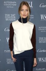 MARTHA HUNT at Wall Street Journal Magazine 2017 Innovator Awards in New York 11/01/2017