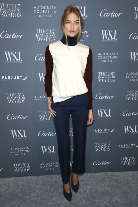 MARTHA HUNT at Wall Street Journal Magazine 2017 Innovator Awards in New York 11/01/2017