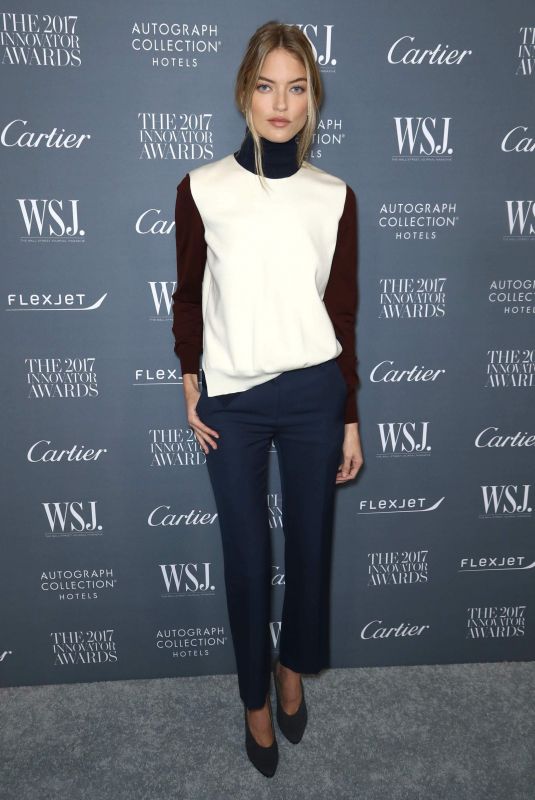 MARTHA HUNT at Wall Street Journal Magazine 2017 Innovator Awards in New York 11/01/2017