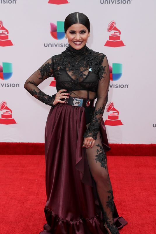 MARTINA LA PELIGROSA at Latin Grammy Awards 2017 in Las Vegas 11/16/2017